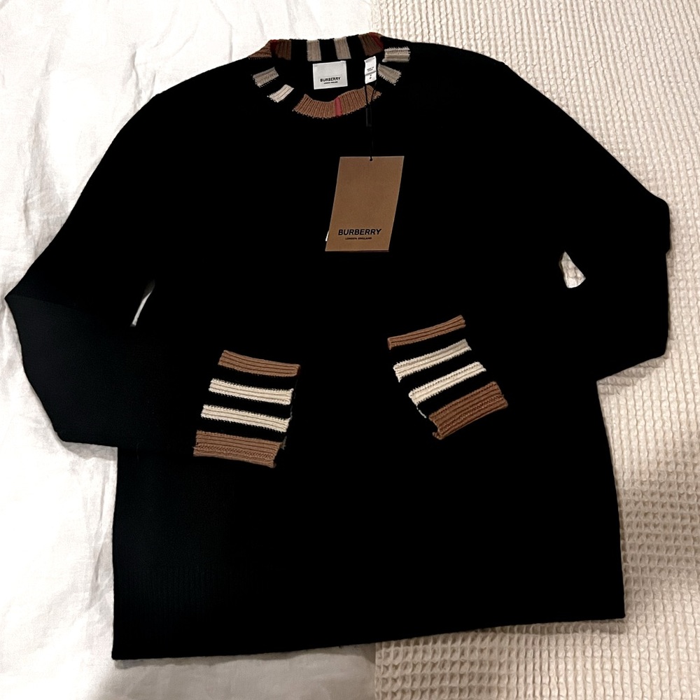 Burberry Eyre Cashmere Sweater - Sz. S - Picture 1 of 10